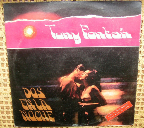 Tony Fontan / Dos En La Noche - Lp Vinilo Promo