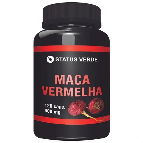 Maca Peruana Vermelha 120 Cápsulas - Status Verde