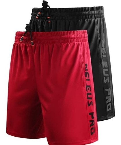 Pack De 2 Short Hombre - Ligeros De Entrenamiento Atléticos 