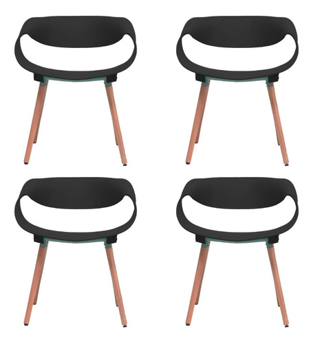 Pack 4 Silla Comedor Modelo Twist Bintage