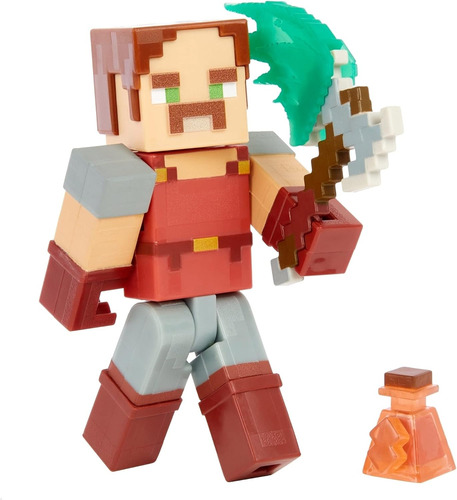 Mattel Minecraft Dungeons 3.25-in Figura De Batalla Coleccio