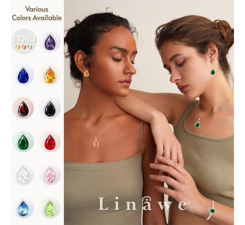 Linawe Collar De Plata Para Mujer, Gargantilla Collar Cadena