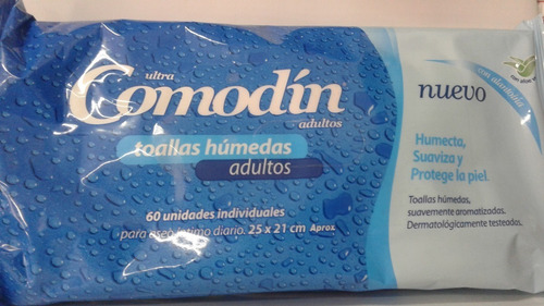 Comodin Toallas Humedas Adultos X 60