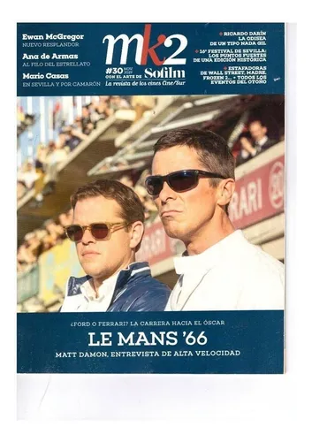 comprar Revista Mk2: Matt Damon \u002F Christian Bale \u002F Ricardo Darin