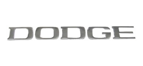 Adesivo Dodge Cromado 3x30 Cms Resinado Res1 Fgc