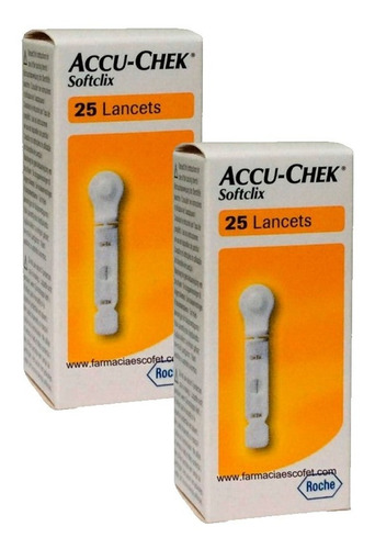 Kit De 50 Lancetas Accu-chek Softclix