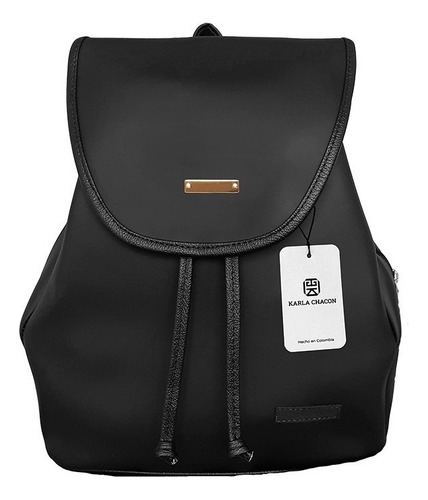 Morrales Bolso Escolar Pequeño Deportivo Karla Chacon Color Negro