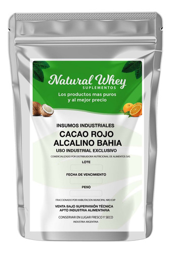 Cacao Rojo Bahia Alcalino 1 Kilo