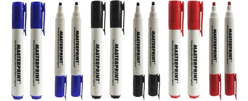 Canetão Pincel Quadro Branco Recarregável Cores Diversas12un