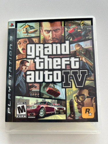 Grand Theft Auto - Gta 4 Ps3 - Original Mídia Física