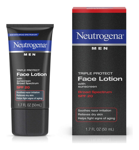 Neutrogena Men Triple Protect Face Lotion Spf20 Protector