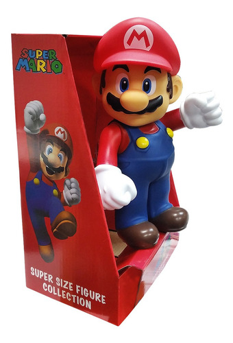 Figura Mario Grande De Super Mario Bros Original 22cm