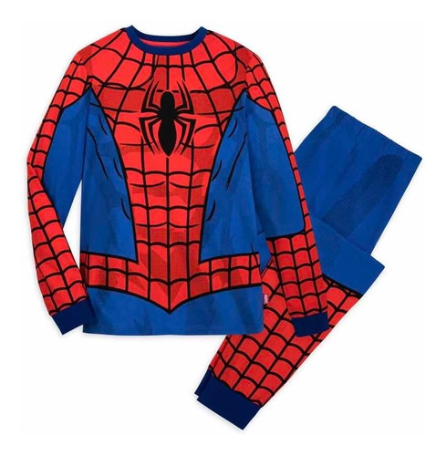 Spiderman Hombre Araña Pijama Disfraz Talla Medium Disney St