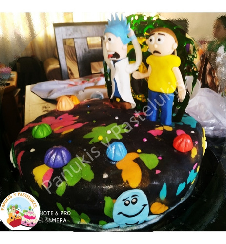 Pastel De Fondant Rick & Morty