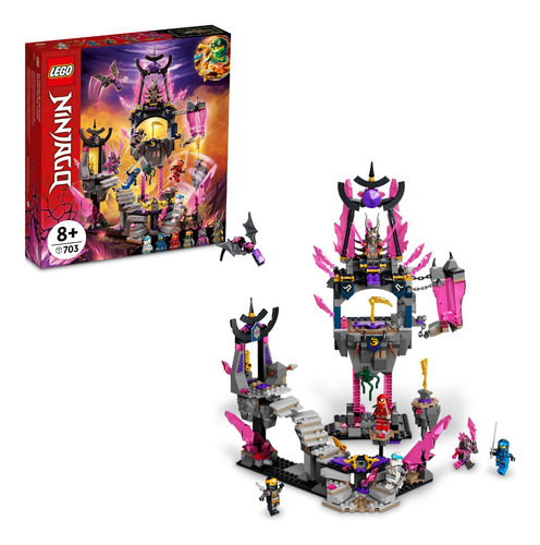 Playset Ninjago O Templo Do Rei De Cristal 71771 703pc Lego Quantidade de peças 703