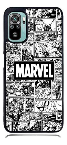 Funda Protector Para Xiaomi Note 10s Marvel Comics