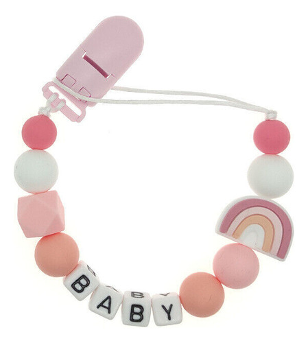 Clips De Cadena Para Chupetes Con Nombre Personalizado Para