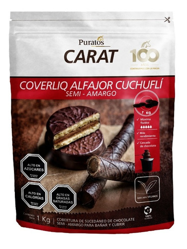 Chocolate Puratos Carat Alfajor Cuchufli