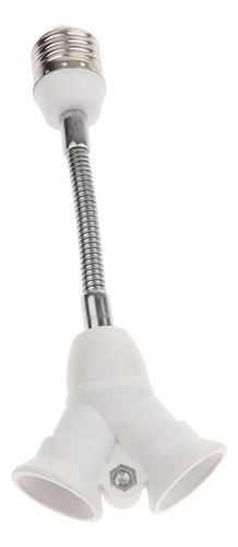 E27 Extendido A 2 Enchufes E27 Base Enchufe Adaptador De