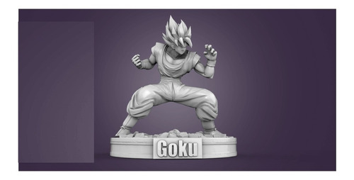 Dragon Ball Goku Figuras Set X4 Modelo Stl Para Impresion 3d