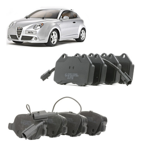 Kit Pastillas De Freno Alfa Romeo Mito Delanteras Y Traseras