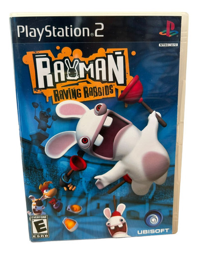 Rayman Raving Rabbios Play 2 Com Capa E Pôster Ps2