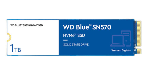 Unidad De Estado Sólido Wd Blue Sn570 1tb Ssd Nvme M.2 2280