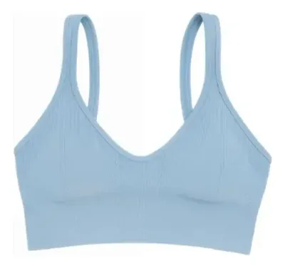 Sutia Essentials S/ Bojo Pliè Denim Liso G