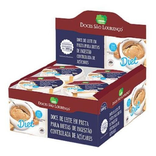 Doce De Leite Diet São Lourenço Display 8x100g