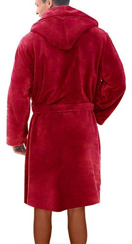 Roupão Inverno Plus Size Grosso Com Capuz Elástico Elástico