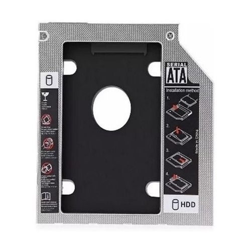 Adaptador Bandeja Caddy Cd Dvd A Disco Hdd 12.7mm 9.5mm