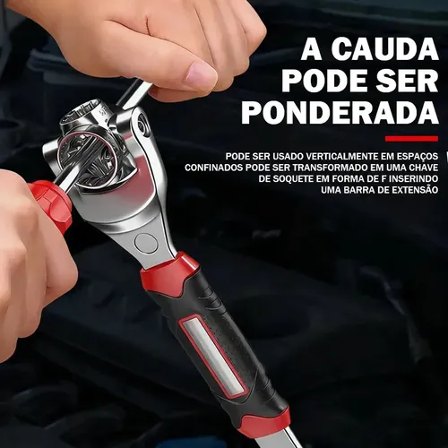 Chave Multifuncional 48 Em 1 360º Universal Soquete | MercadoLivre
