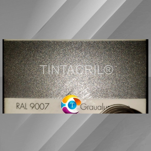 Pintura Sintética Ral 9007 X 18 Lts. Aluminio Oscuro Brillante