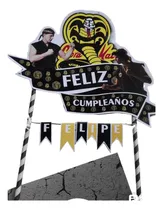 Comprar Topper Adorno De Torta De Cobra Kai Personalizado