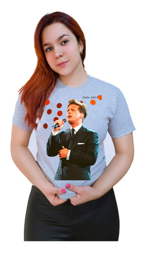 Polera Luis Miguel Gira Chile 2023 Cantante Foto Familia