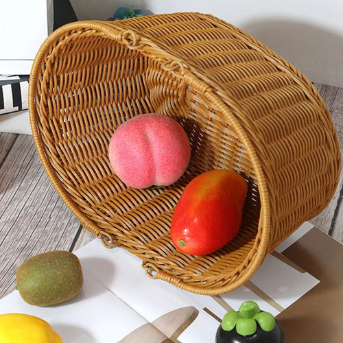 Cesta De Picnic Hecha A Mano Decoración De Hogares