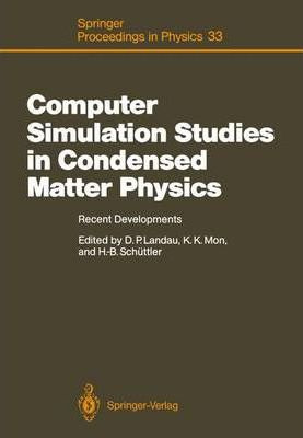 Libro Computer Simulation Studies In Condensed Matter Phy...