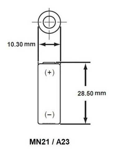 Pilha Alcalina Mn21 23 A23 12v Duracell 2u Kit 3