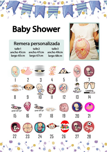 Remera Para Embarazada, Mama, Baby Shower, Personalizada