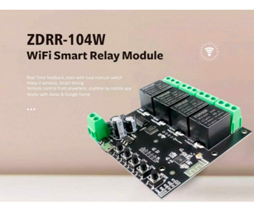 Interruptor Universal Domotica Wifi 4 Canales App Tuya