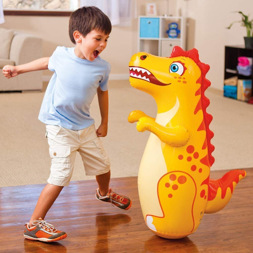 Imagen 4 de 6 de Bobo Muñeco Inflable Golpeable Para Niños Punching Bag