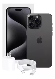Apple iPhone 15 Pro 128 Gb Titanio Negro Esim Con Caja Original Y Batería 100%