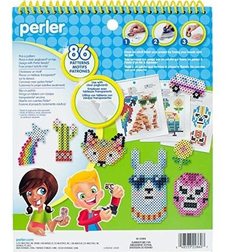Bloc De Instrucciones Perler Para Fusibles, 86 Patrones, Sum