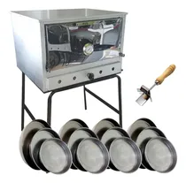 Comprar Horno Pizzero 12 Moldes Cincalum + 12 Pizzera + Gancho Combo