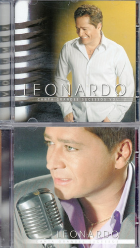 2 Cd´s Leonardo - Canta Grandes Sucessos Vol. 1 E 2