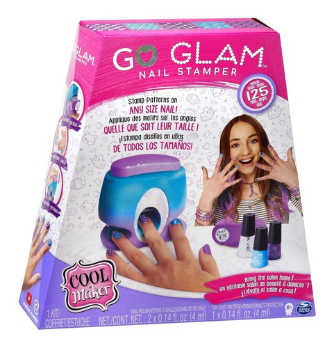 Kit Stamper Esmalte Go Glam Nail Printer Value Infantil 2130