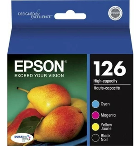 Tinta Epson Color Y Negro Durabrite 126