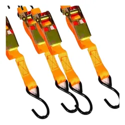 Comprar Jogo 4 Fitas Cintas Carga Com Catraca 4,5 Metros Cam Motos no Mercado Livre