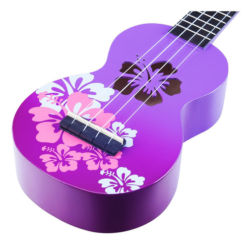 Imagen 4 de 4 de Ukelele Soprano Mahalao Md1hbppb Cuerdas Aquila