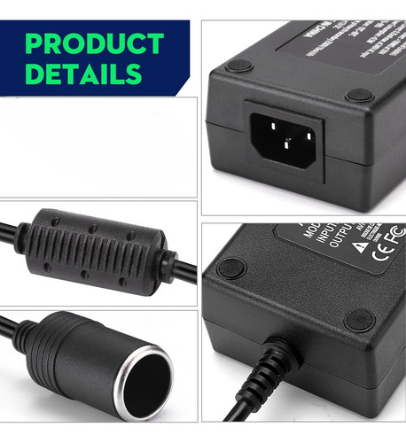 10a 120w Auto Adaptador Convertidor De Corriente 110v A 12v